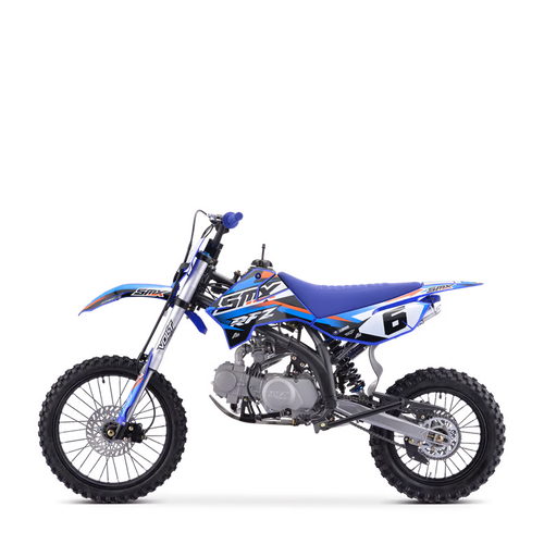 Dirt bike smx rfz enduro 125cc Bleu