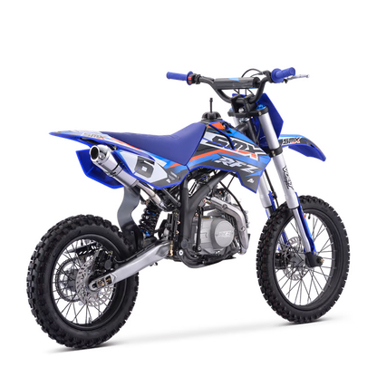 Dirt bike smx rfz enduro 125cc Bleu