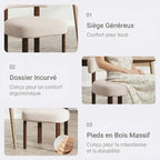 Lot de 4 Chaises (2 + 2 GRATIS)