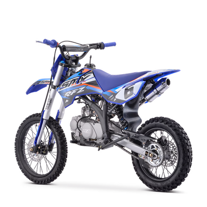 Dirt bike smx rfz enduro 125cc Bleu