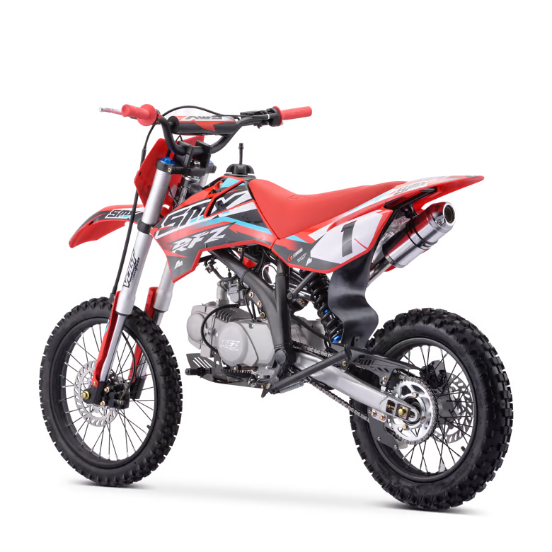 Dirt bike smx rfz enduro 125cc Rouge