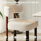 Lot de 4 Chaises (2 + 2 GRATIS)
