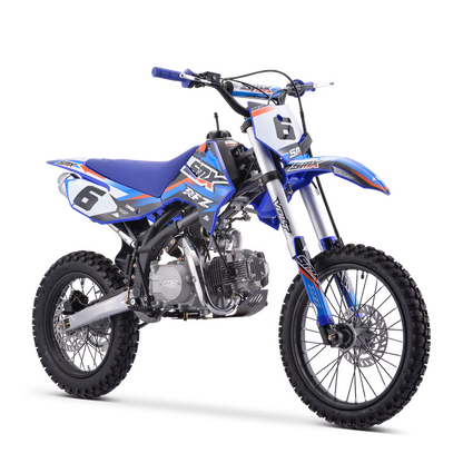 Dirt bike smx rfz enduro 125cc Bleu