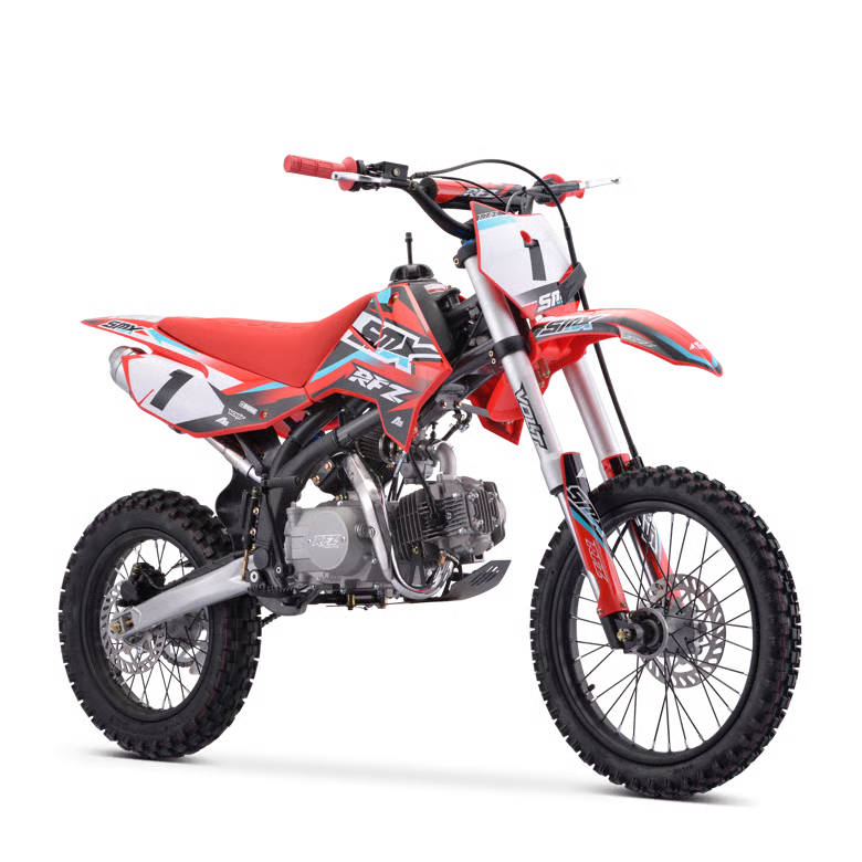 Dirt bike smx rfz enduro 125cc Rouge