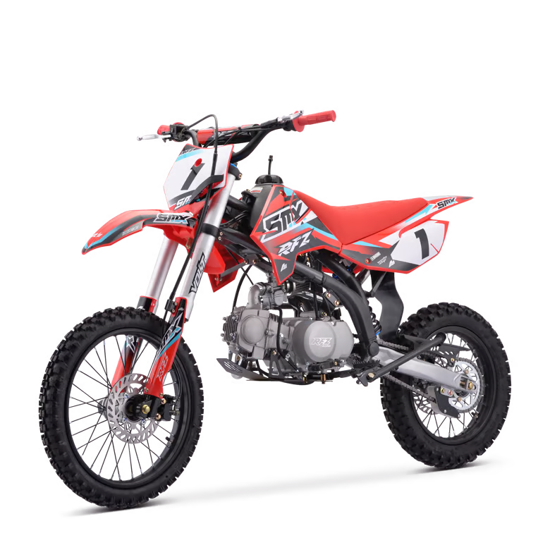 Dirt bike smx rfz enduro 125cc Rouge