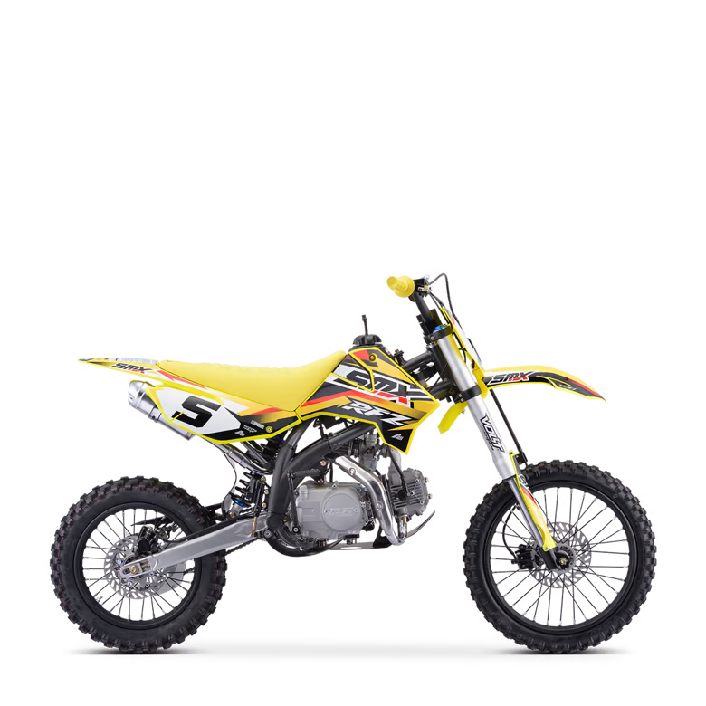 Dirt bike smx rfz enduro 125cc Jaune