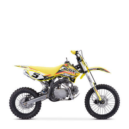 Dirt bike smx rfz enduro 125cc Jaune