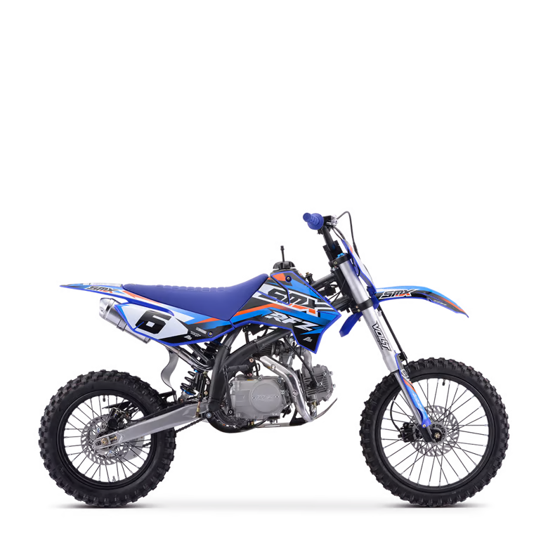 Dirt bike smx rfz enduro 125cc Bleu