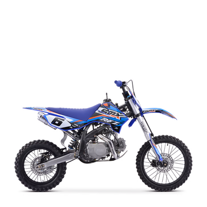Dirt bike smx rfz enduro 125cc Bleu