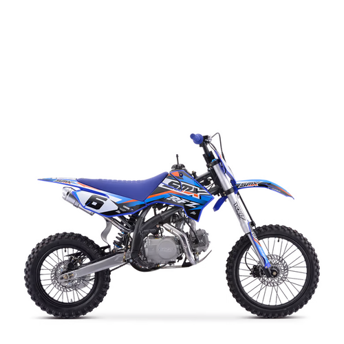 Dirt bike smx rfz enduro 125cc Bleu