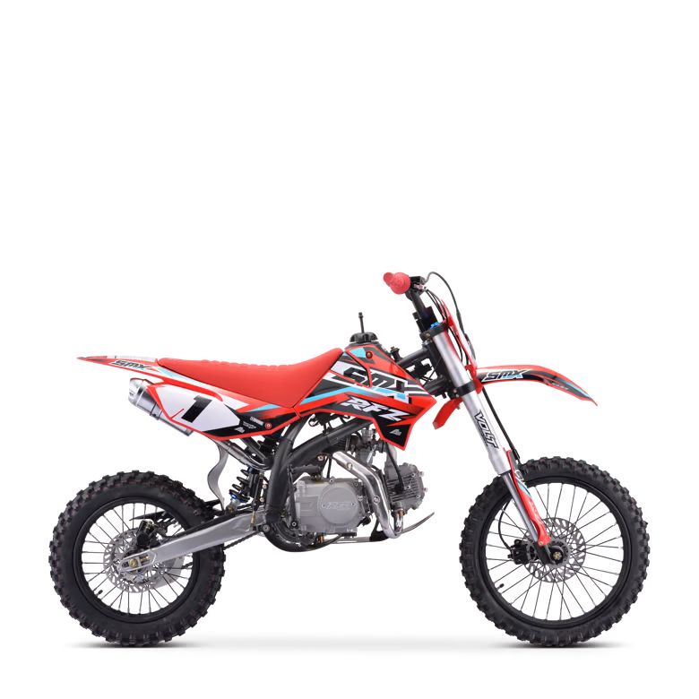 Dirt bike smx rfz enduro 125cc Rouge